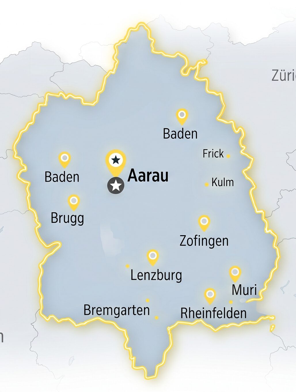 Regionale Präsenz im Aargau